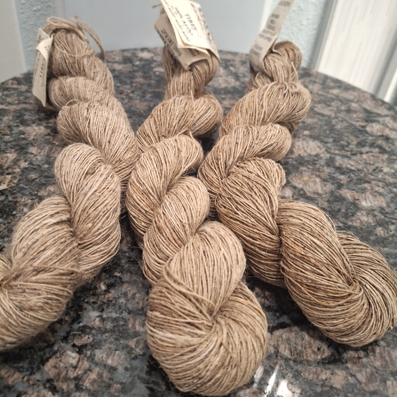 New Himalaya Tibet Organic 100% Nettle Yarn Aloo 3 Skein Bundle 329 Yard Lot NWT - Picture 7 of 7